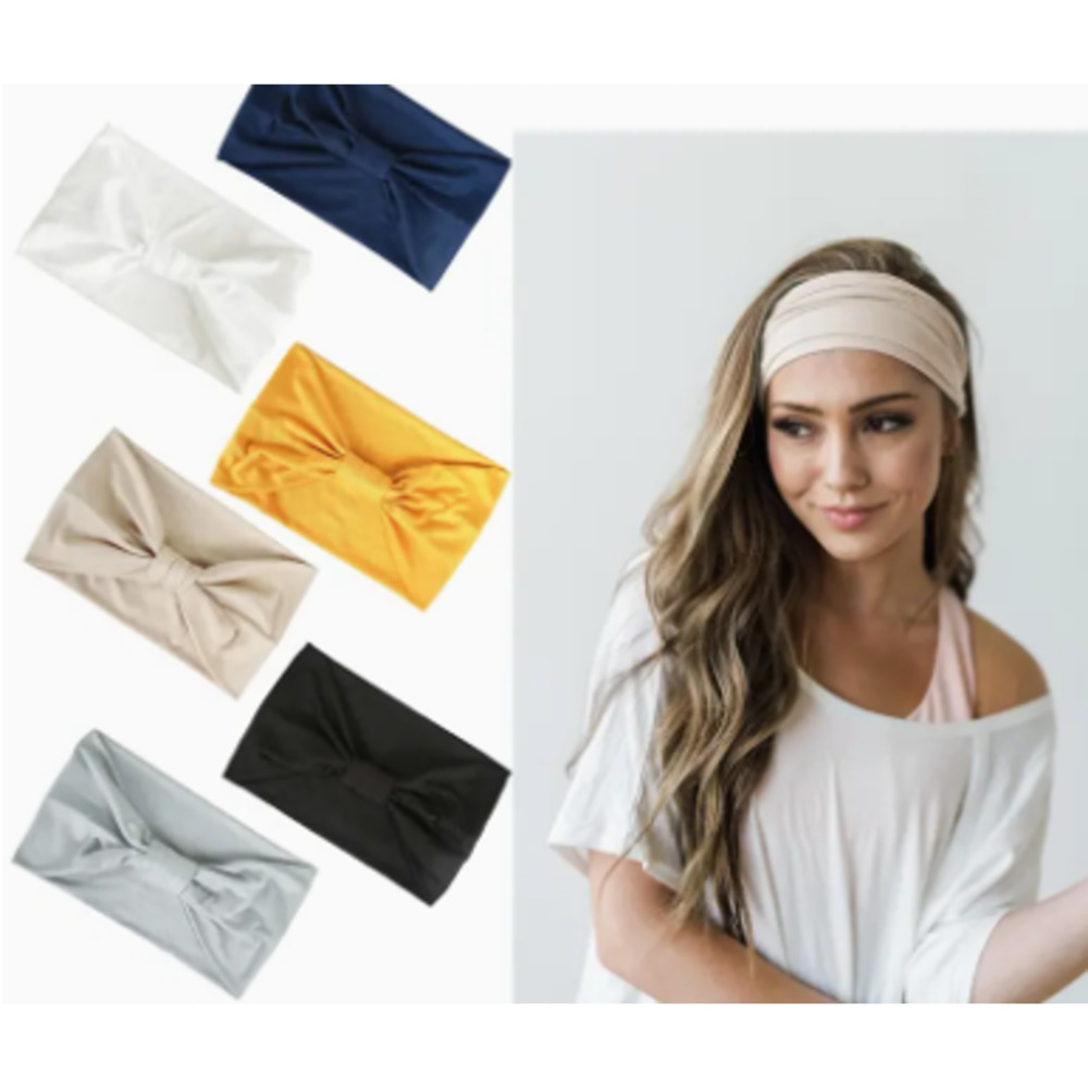 Multiple Colors| Wide Non-Slip Elastic Headbands